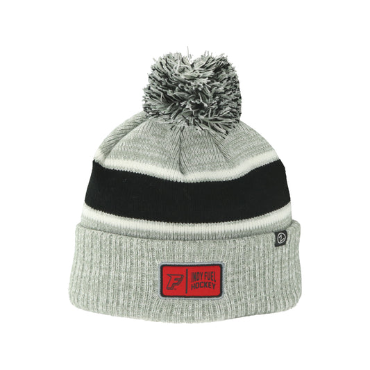 Fuel Chilly Grey Stripe Beanie