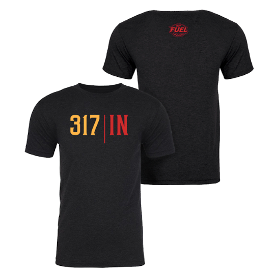 317 Area Code Short Sleeve Tee