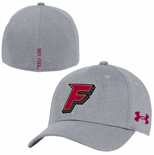 Gray F Logo Stretch Fit Hat