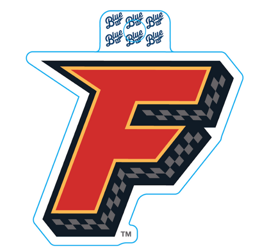 F Logo Sticker